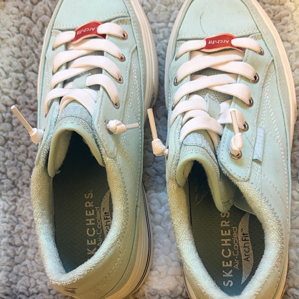 Skechers Kids' Light Green Arch Fit Sneakers